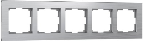 Рамка универсальная Werkel Aluminium 5-м. металл алюминий картинка